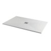 Ultra Low Profile Rectangular Shower Tray 1000 x 800mm Stone Resin - Silhouette
