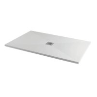 Ultra Low Profile Rectangular Shower Tray 1600 x 800mm Stone Resin - Silhouette