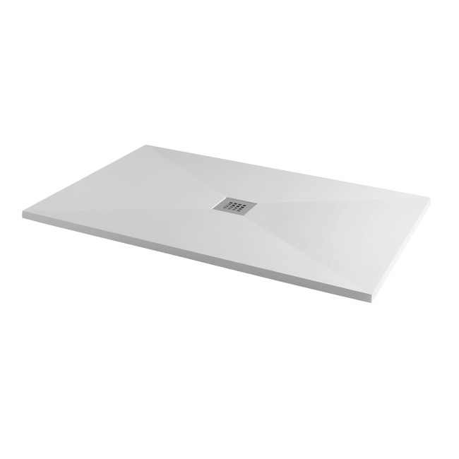 Ultra Low Profile Rectangular Shower Tray 1400 x 900mm Stone Resin - Silhouette