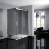900 x 1200mm Smoked Glass Sliding Door Right Hand Shower Enclosure - Neptune