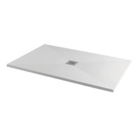 Stone Resin Ultra Low Profile Rectangular Walk In Shower Tray 1200 x 900mm - Silhouette