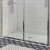 Stone Resin Ultra Low Profile Rectangular Walk In Shower Tray 1200 x 900mm - Silhouette