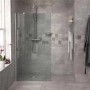 Reversible 1850 x 900 Wet Room Shower Screen