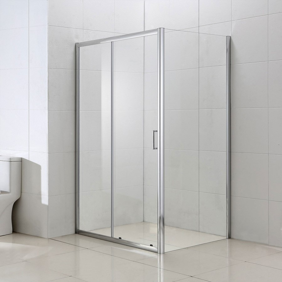 1000 x 900 Rectangular Sliding Shower Enclosure - Vega