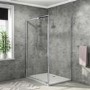 Sliding Door Enclosure 1200mm with Tray & Waste Rina Riser Rail Kit & Thermostatic Valve - Vega Range