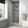 900mm Pivot Shower Door with Shower Tray - Vega