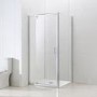 900mm Square Pivot Shower Enclosure with Shower Tray - Vega