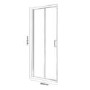 Vega 4mm 800 Bi Fold Shower Door with Silhouette Tray - Waste Included