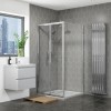 900mm Square Bi-Fold Shower Enclosure with Tray - Vega