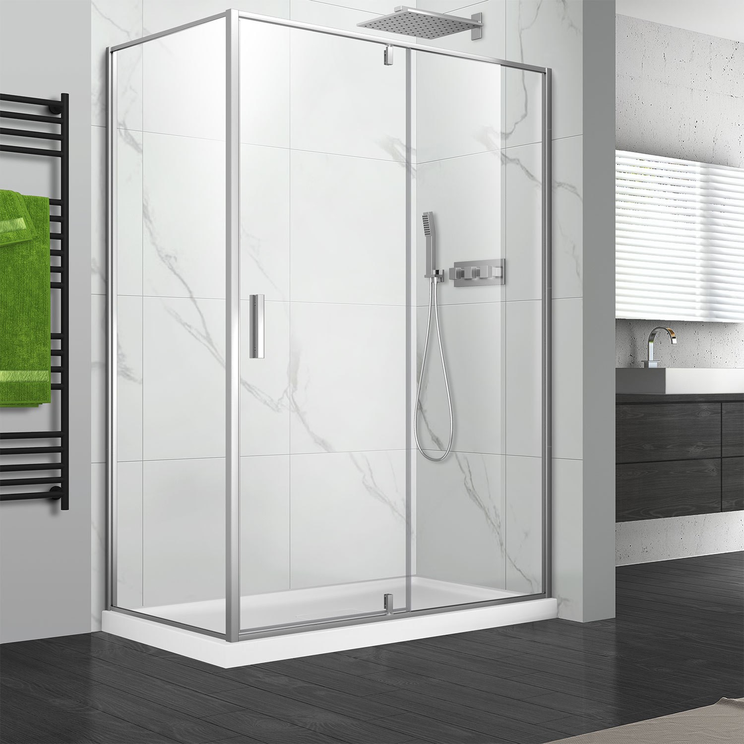 1200 X 800 Sliding Shower Enclosure Ultra Minimal Frame 6mm Glass 1200 X 800 Sliding Shower Enclosure Ultra Minimal Frame 6mm Glass