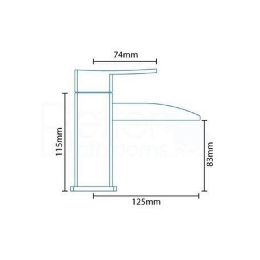 Waterfall Bath Shower and Basin Tap Pack - Tabor