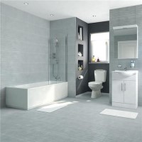Alton Sydney 55 Vanity Unit Straight Bath Bathroom Suite