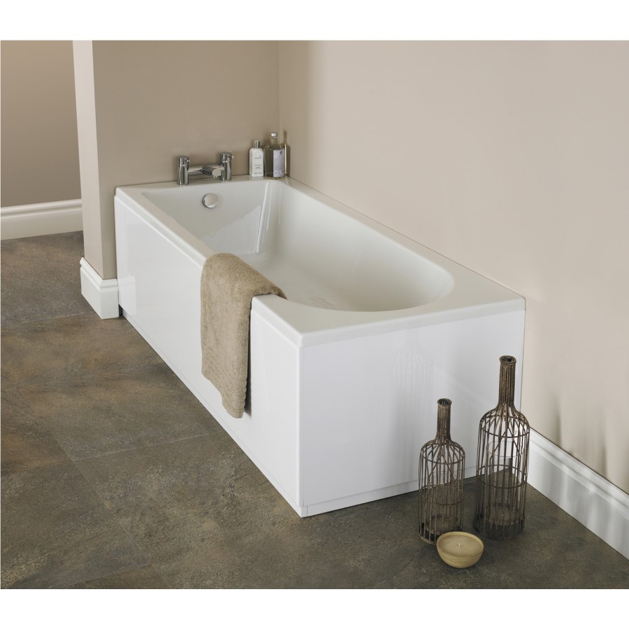 Barmby Single Ended Round Bath with Premiercast - 1800 x 800mm
