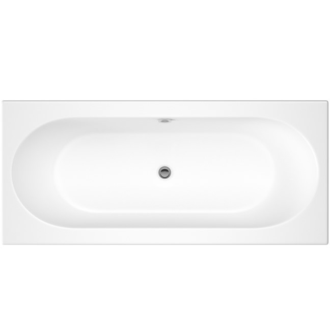 Otley Double Ended Round Bath - 1800 x 800mm