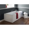 Asselby Double Ended Square Bath - 1700 x 700mm