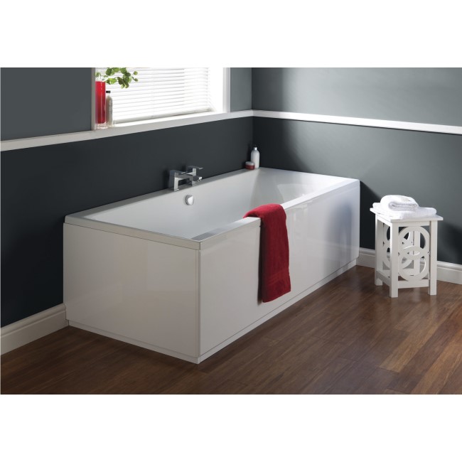 Asselby Single Ended Round Bath with Premiercast - 1700 x 700mm
