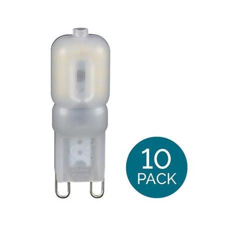LED G9 Warm White LED Lamp Bulbs-10 Pack