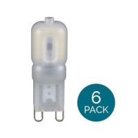 LED G9 Warm White LED Lamp Bulbs-6 Pack