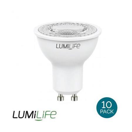 LED GU10 Cool White Bulbs-10 Pack
