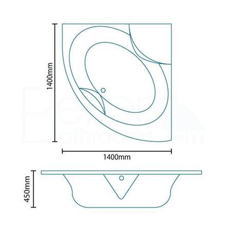 Phoenix Cavona Plain Bath Inc Front Panel