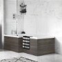Austin 1700mm Grey Avola L-Shaped Front Bath Panel
