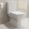 Grade A1 - Close Coupled Toilet with Soft Close Seat - Tabor