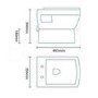 Wall Hung Toilet with Soft Close Seat - Tabor
