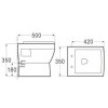 Wall Hung Toilet with Soft Close Seat - Tabor