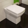 Grade A1 - Back to Wall Toilet with Soft Close Seat - Tabor