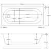Single Ended 1500mm Bath Suite with Toilet Basin and Panels - Alton