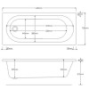 1600mm Shower Bath Suite with Toilet Basin &amp; Panels - Alton