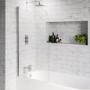 1600mm Shower Bath Suite with Toilet Basin & Panels - Alton