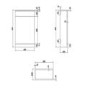 1700mm Straight Bath Suite with Front Panel & White Toilet and Sink Unit - Alton