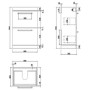 1700mm Straight Bath Suite with Front Panel & White Toilet and Sink Unit - Alton