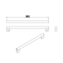 1700mm Straight Bath Suite with Front Panel & White Toilet and Sink Unit - Alton