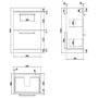 1700mm Straight Bath Suite with Front Panel & White Toilet and Sink Unit - Alton