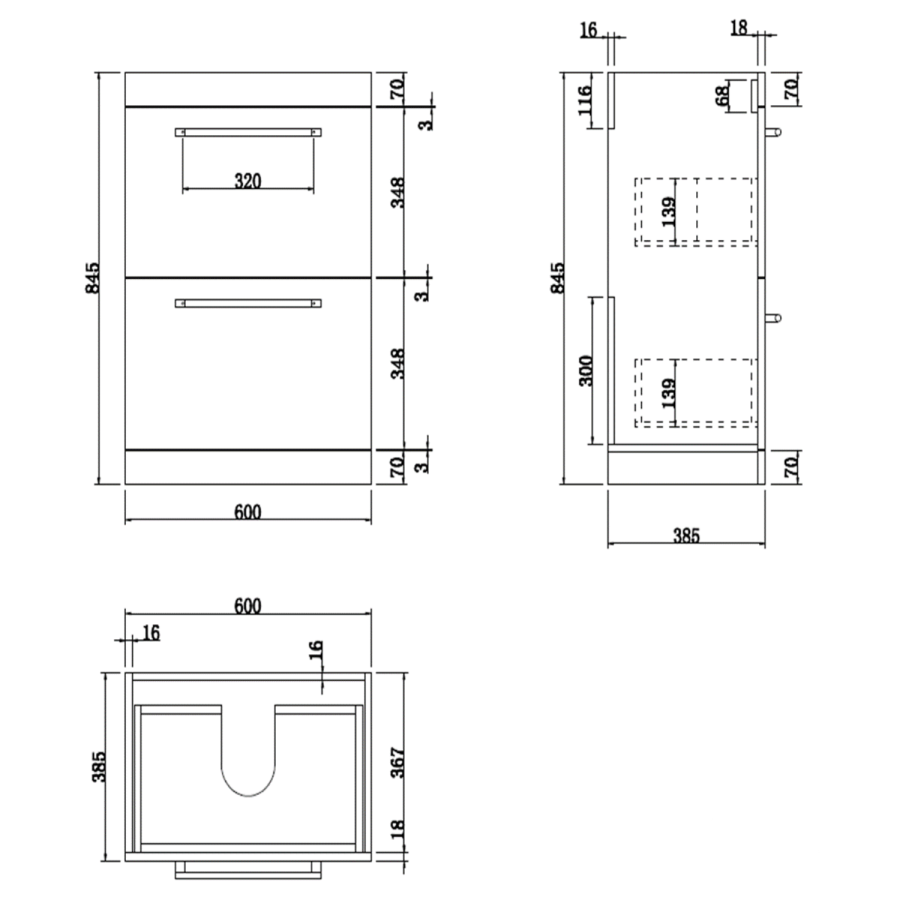 1700mm Straight Bath Suite with Front Panel & White Toilet and Sink Unit - Alton