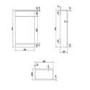 1700 Single Ended Bath +  Ashford Wood Effect Combi Unit with Tabor BTW