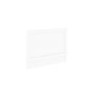 1700mm Round Single Ended Bath  & Matt White Bath Front & End Panel  