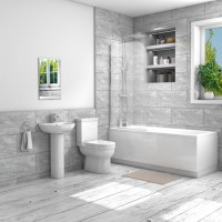 Classic Straight Bath Addison Toilet and Basin Suite Classic Straight Bath Addison Toilet and Basin Suite