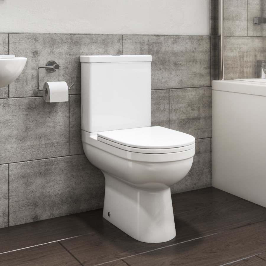 Classic Straight Bath Addison Toilet and Basin Suite