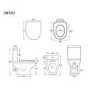 Classic Straight Bath Addison Toilet and Basin Suite
