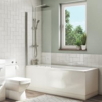 Alton Round Single Ended Bath Front Panel & Bath Screen - 1700 x 750mm