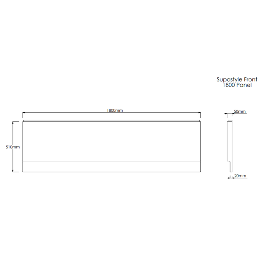 1800 x 800 Alton Single Ended Round Bath with Saturn Hinged 1450mm 6mm Chrome Bath Screen with Towel Rail
