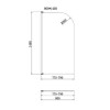 1800mm Shower Bath Suite with Toilet Basin &amp; Panels - Alton