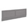 1800mm Wooden Matt Grey Bath Front Panel - Baxenden