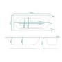 Agora Right Hand and Burford Shower Bath Furniture Suite