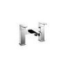 1700 x 750 Burford Double Ended Round Bath with Front Panel and Como Bath Filler