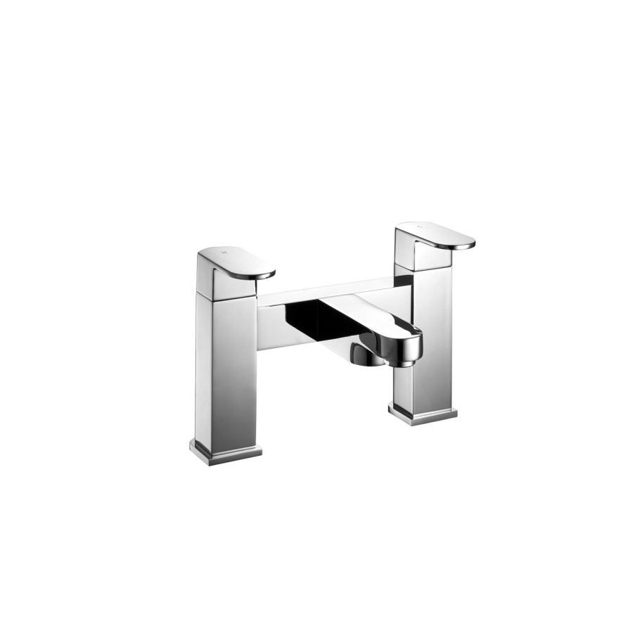 1700 x 750 Burford Double Ended Round Bath with Front Panel and Como Bath Filler