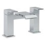 1700 x 700 Chiltern Double Ended Square Bath with Front Panel and Aqua Bath Filler